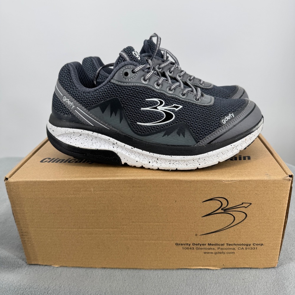 Gravity Defyer Mighty Walk Womens 8.5 Gray VersoShock Shoes TB9024FGS
